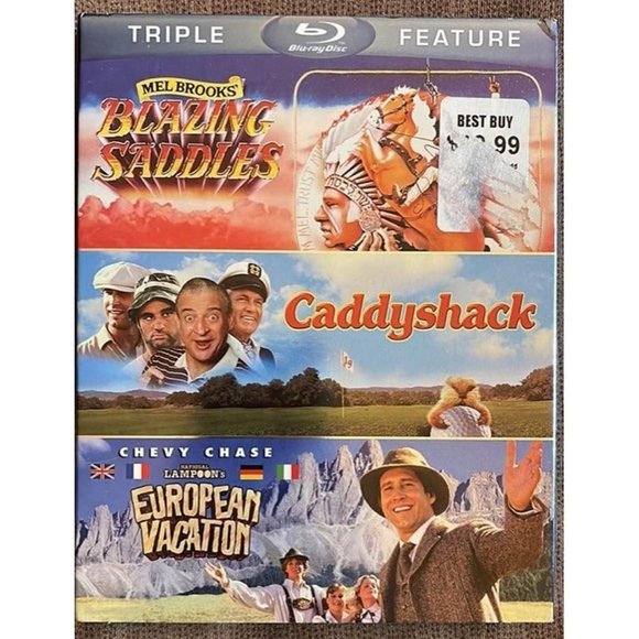 Blazing Saddles / Caddyshack / National Lampoon’s European Vacation (Blu-ray) - Picture 1 of 9